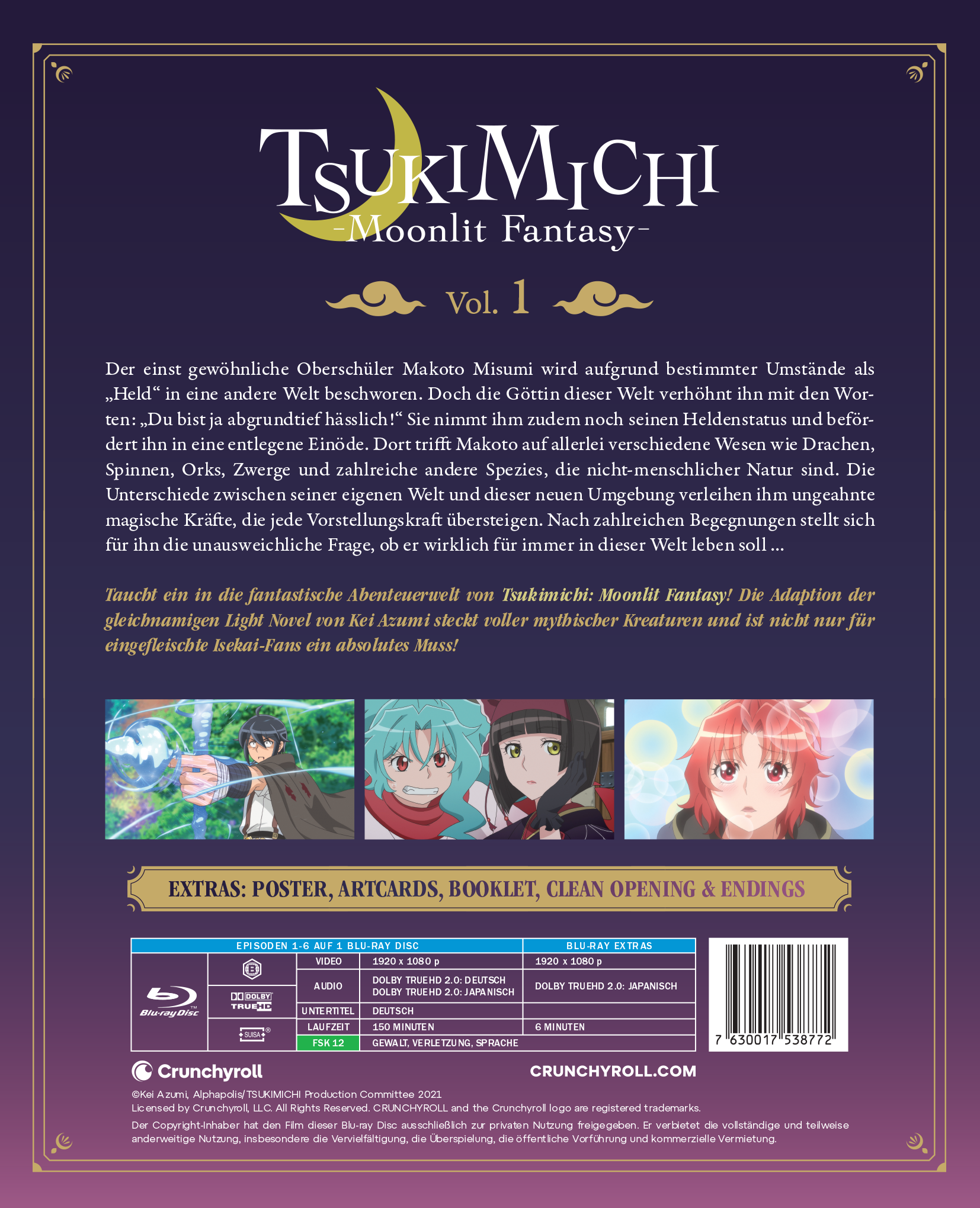 Tsukimichi: Moonlit Fantasy - 1. Staffel - Blu-ray Vol. 1 - Limited Edition mit Sammelbox image number 3